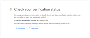check verification status