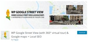 wp google street view plugin for local SEO